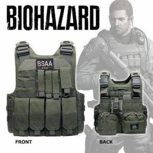 バイオハザード クリス・レッドフィールド BSAA プレートキャリアセット カプコン BIOHAZARD Resident Evil