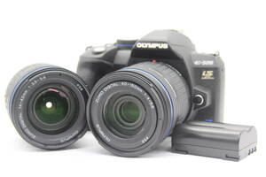 【返品保証】 オリンパス Olympus E-520 is ZUIKO DIGITAL 40-150mm F4-5.6 14-42mm F3.5-5.6 バッテリー付き デジタル一眼 s8941
