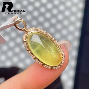 綺麗 EU製 定価33万円★ROBEAN・ゴールデンプレナイト・ダイヤモンド・ ペンダント★天然石 パワーストーン K18（18金）00080292