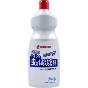 まとめ得 キンチョウ トイレの虫がいなくなる液剤 トリプル消臭プラス 500mL x [5個] /k