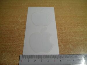 ◆GW特価セール◆Apple 純正ロゴシール iPhone 4/4S の付属品 2枚SET