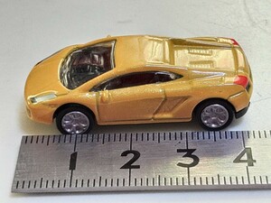 送料120円〜 京商 1:100 ランボルギーニミニカー　ガヤルド　イエロー　1/100 　サークルＫサンクス　274931145