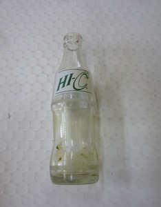 昭和レトロ　ハイシー HI-C　空瓶・空き瓶　200ML コカコーラ