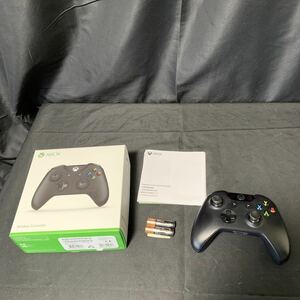 Microsoft Xbox ワイヤレスコントローラー MODEL 1708 説明書 箱付き 通電確認済み XBOX ONE Wireless Controller マイクロソフト 