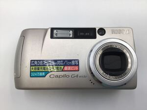 14035 【動作品】 RICOH リコー Caplio G4 wide コンパクトデジタルカメラ 電池式