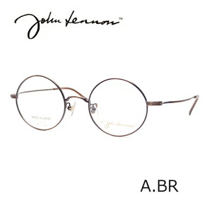 【度付レンズ込】ジョンレノン JOHN LENNON JL-1080 A.BR チタン 丸メガネ 眼鏡 メガネ 日本製 国産