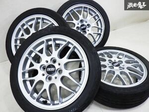 ダイハツ 純正OP オプション BBS RX280 L880K コペン PCD100 4H 4穴 15インチ 4.5J +45 4本 タイヤ付 BS ポテンザ 165/50R15 即納 棚33B