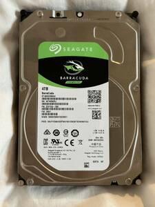 Seagate BarraCuda ST4000DM004 3.5インチ 4TB SATA HDD ハードディスク #N25J