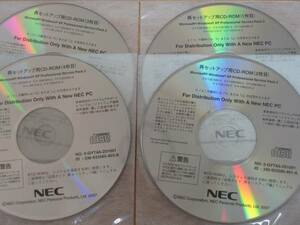 NEC VY10E/MH-2 VY10M/MH-2 VY10M/MH-X リカバリCD @未使用6枚組@ Windows XP Professional SP2
