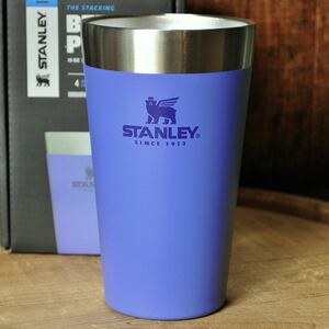 スタンレーSTANLEYスタッキング真空パイント0.47L【アイリスブルー】正規品 保冷保温 アウトドア食器 キャンプ バーベキュー BBQ ギフト