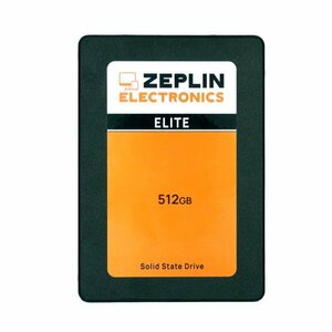 新品 ZEPLIN 2.5インチ SATA SSD 512GB 最大読込550MB/s 最大書込500MB/s
