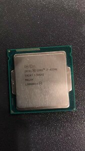 CPU インテル Intel Core I7-4770K プロセッサー 中古 動作未確認 ジャンク品 - A311