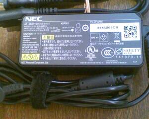 NEC 純正 45W ADP003 ACアダプター /平型コネクター