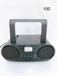 4SA052 SONY ソニー ZS-RS81BT CD ラジオ 通電ok 中古 現状品