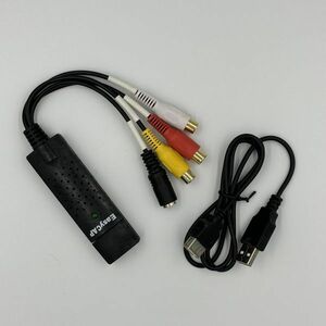 500283　VHSビデオなどのアナログ映像をデジタル変換　USB　ビデオキャプチャー　EasyCAP　S映像端子　パソコン取り込み