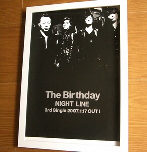 the birthday ザ バースディ 額装品 A4サイズ チバユウスケ THEE MICHELLE GUN ELEPHANT ミッシェルガンエレファント 