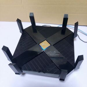 中古TP-Link ティーピーリンクWi-Fi6『Archer AX6000』WAN×1 LAN×8 無線LANルーター 初期化済み　管号SHE004