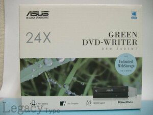 【ASUS GREEN DVD-WRITER DRW-24D5MT/BLK/G/AS 未使用】