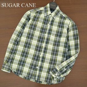 USA製★ SUGAR CANE シュガーケーン 通年 長袖 ボタンダウン チェック シャツ Sz.S　メンズ　A3T03025_3#C