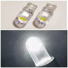 【2個】　T10 led バルブ 白　12V white　6000K