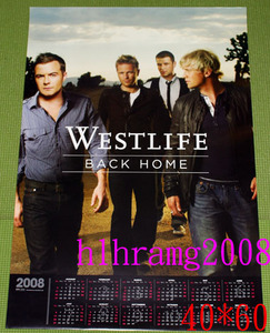 WESTLIFE Back Home 2008カレンダーポスター