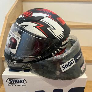 極上美品 2018年製 SHOEI ショウエイ Z-7 VARIABLE バリアブル M CWR-FDスモークシールド付 ピンロック2枚付 フルフェイスヘルメット