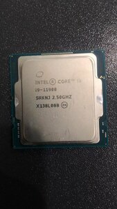 CPU インテル Intel Core I9-11900 プロセッサー 中古 動作未確認 ジャンク品 - A334