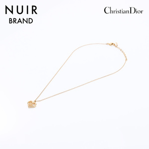 クリスチャンディオール Christian Dior ネックレス ハート ゴールド
