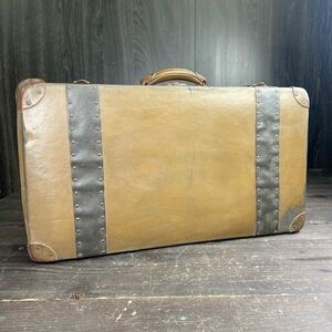 e3193 昭和レトロ ヴィンテージ ビンテージ アンティーク 旅行カバン スーツケース バッグ 