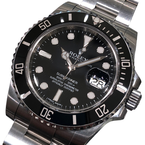 ロレックス ROLEX サブマリーナデイト 116610LN ブラック SS 腕時計 メンズ 中古