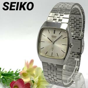 142 SEIKO セイコー メンズ 腕時計 新品電池交換済 クオーツ式 人気 希少 ビンテージ レトロ アンティーク