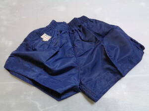 S 　紺 toray　ナイロン　sports pants　 ナイロン１００％　短パン　ショートパンツ　昭和レトロ　未使用