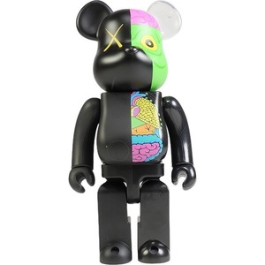 KAWS カウズ ×MEDICOM TOY BE＠RBRICK 400% COMPANION 人体模型ベアブリック 黒 Size 【フリー】 【新古品・未使用品】 20782784