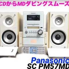 Panasonic SC-PM57MD CD MD sa-pm57md 417