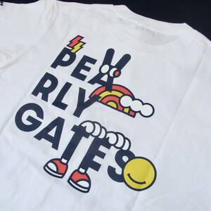 新品 正規品!! PEARLY GATES/パーリーゲイツ 大人気!! どうしちゃったPG Tシャツ 日本製【4/M】ホワイト