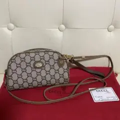 ほぼ　未使用　GUCCI オールド　グッチ　プラス　ミニ　2way バッグ　綺麗