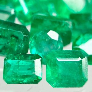 大量!!●天然エメラルドおまとめ20ct●a ルース 裸石 宝石 ジュエリー jewelry emerald beryl ベリル 緑玉 DI0 ②