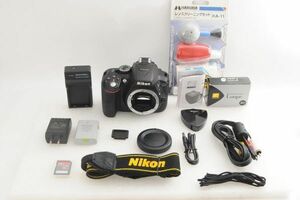 [美品] Nikon ニコン D5300 + AF-S 18-55mm II レンズ #1500A