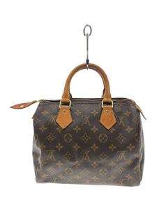 LOUIS VUITTON◆1)スピーディ25_モノグラム・キャンバス_BRW/PVC/BRW