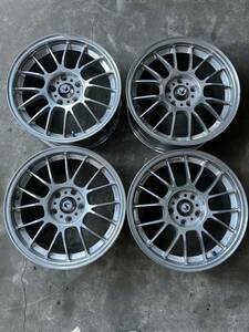 RAYS レイズ VOLK RACING SE37 鍛造 17×7.5J +50 PCD114.3 5穴 ハブ経73 ウォーターブラスト 中古