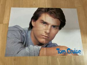 【304】トム・クルーズ 両面 ロードショー付録ポスター 約52×37