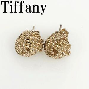 B07/Tiffany ティファニー ピアス ツイストノット シルバー 925