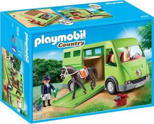 即決！新品 PLAYMOBIL 6928 馬のトレーラー プレイモービル