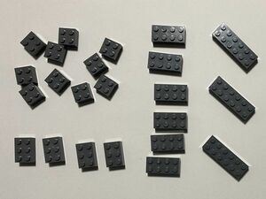 F115　LEGOバラパーツ　新濃灰　2 x ～ブロック系　まとめて大量㎏