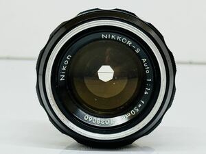★Nikon NIKKOR-S 50mm F1.4 カメラ レンズ 未チェック 現状品 管理番号04091