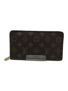 LOUIS VUITTON◆ルイヴィトン/ポルトモネジップ_モノグラムキャンバス/PVC/ブラウン/M61727