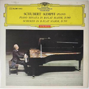 44383★美盤 Kempff / Piano Sonata in B-flat major, D. 960/ピアノソナタ変ロ長調