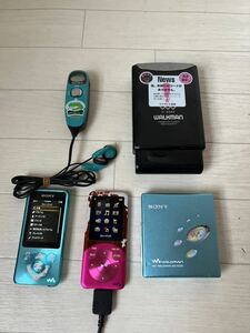 ☆ SONY ソニー WALKMAN MD カセットプレーヤー　ポータブルプレーヤー　/MZ-E520/WM-WX777/NW-S755/NW-S13/MDR-EW777W/ ジャンク☆