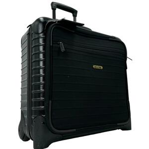 美品 リモワ RIMOWA　スーツケース キャリーケース 機内持ち込み 2輪 ロゴ ブラック