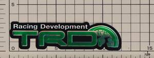 トヨタ TOYOTA TRD レーシングデベロップメント ホログラム ステッカー タイプ１ Racing Development type1 緑 green